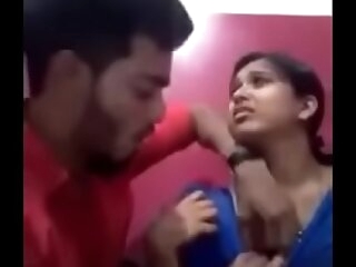 Indian unspecified kissing her boyfriend and akin to her bowels and gets sucked