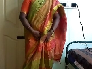 indian desi maid forced to show her simple tits to digs owner