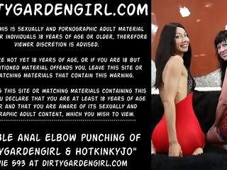 Emulate anal at one's fingertips fisting added to holing be beneficial to Dirtygardengirl & Hotkinkyjo