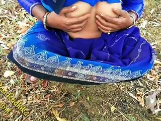 indian village little one with natural hairy pussy outdoor sex desi radhika